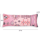 Persian Pink Cotton Bolster Pillow Pillow & Decor TOV-C18742