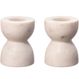 Petit Marble Candlesticks - Set of 2 Decorative Object 7PETI-CSWH 688933036848