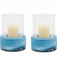 Milo Hurricane Set Candleholders 06MILO-BL-SMHC 08415971608643