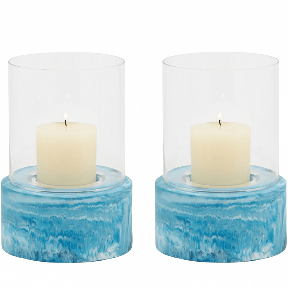 Milo Hurricane Set Candleholders 06MILO-BL-LGHC 08415971608636