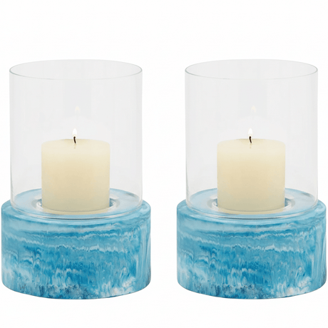 Milo Hurricane Set Candleholders 06MILO-BL-LGHC 08415971608636