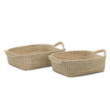 Pigeon & Poodle Roslyn Storage Baskets Set Pillow & Decor