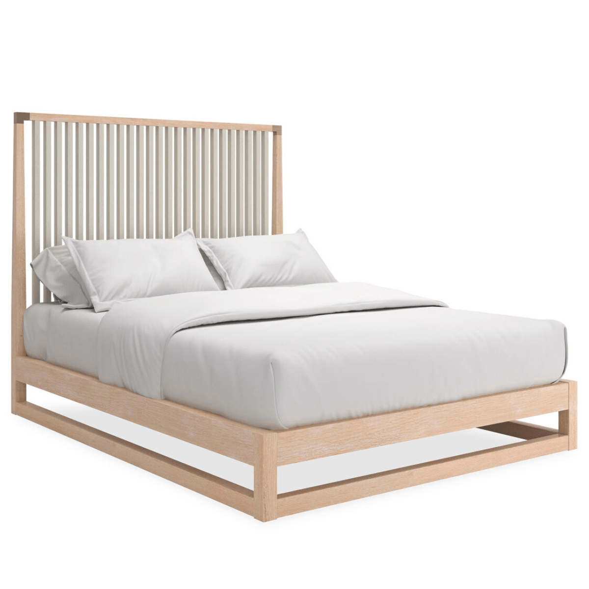 Pinstripe Slatted Bed Bed CLA-424-106 662896054712