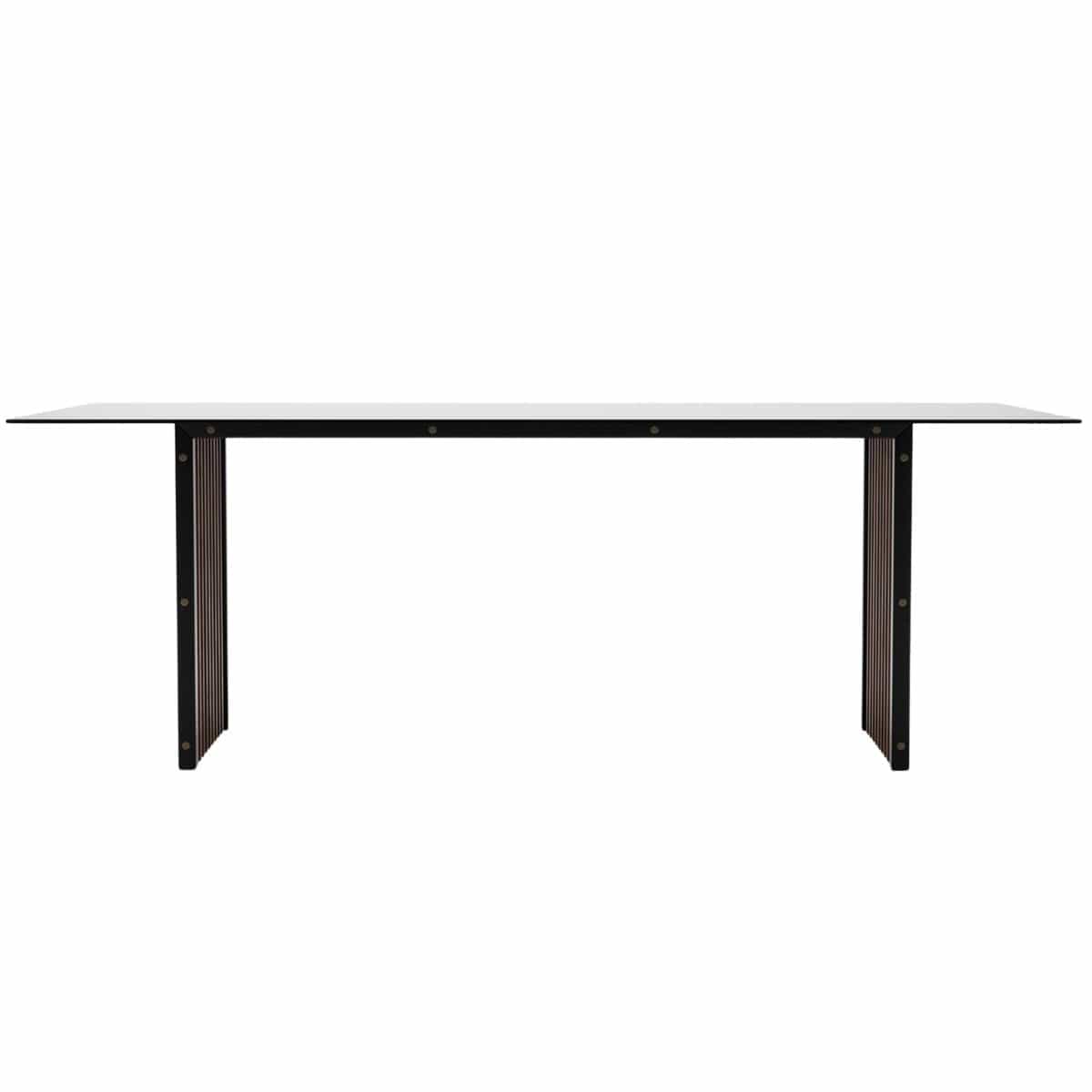Pinstripe Slatted Dining Table Dining Tables CLA-025-2022A 662896063554