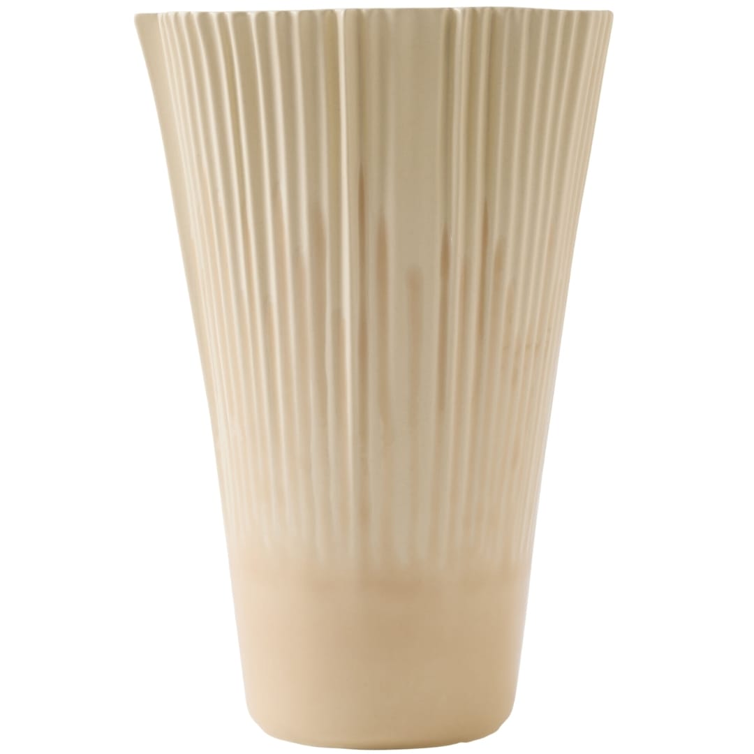 Pleated Vase Vases + Urns