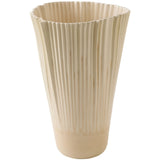 Pleated Vase Vases + Urns 730330