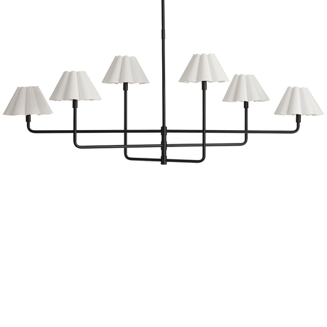 Polly Metal Chandelier 16-1454BB-WT