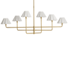 Polly Metal Chandelier 16-1454NB-WT
