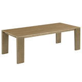 Polly Natural Ash Extendable Rectangular Dining Table Dining Table TOV-D54351