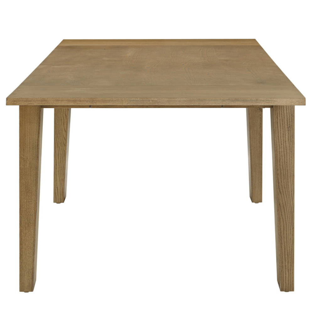 Polly Natural Ash Extendable Rectangular Dining Table Dining Table TOV-D54351