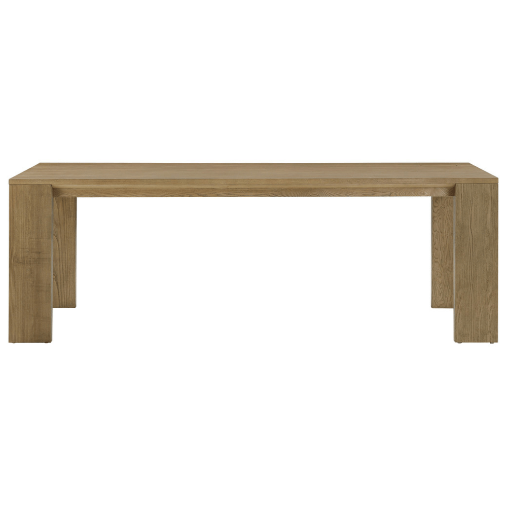 Polly Natural Ash Extendable Rectangular Dining Table Dining Table TOV-D54351