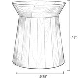 Porcini Side Table Side Tables