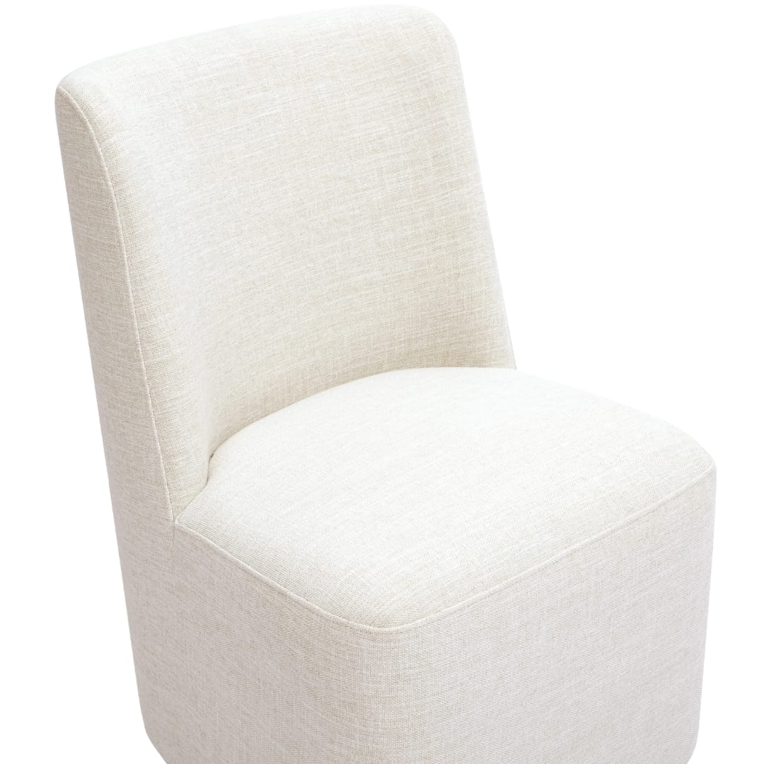 Priscilla Rolling Dining Chair Dining Chairs + Benches