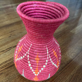 Vivid Viola Plumped Woven Vase