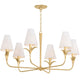 Quill Chandelier Chandeliers F4740-GLI 197292168164