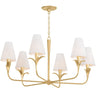 Quill Chandelier Chandeliers F4740-GLI 197292168164