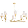 Quill Chandelier Chandeliers F4758-GLI 197292168171