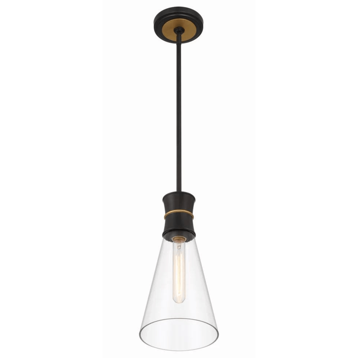 Quinn 1 Light Mini Pendant QUN-1500-MK-TG 633779053641