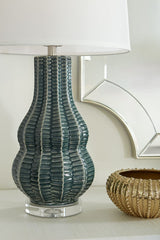 Quinn Lamp Table + Desk Lamps