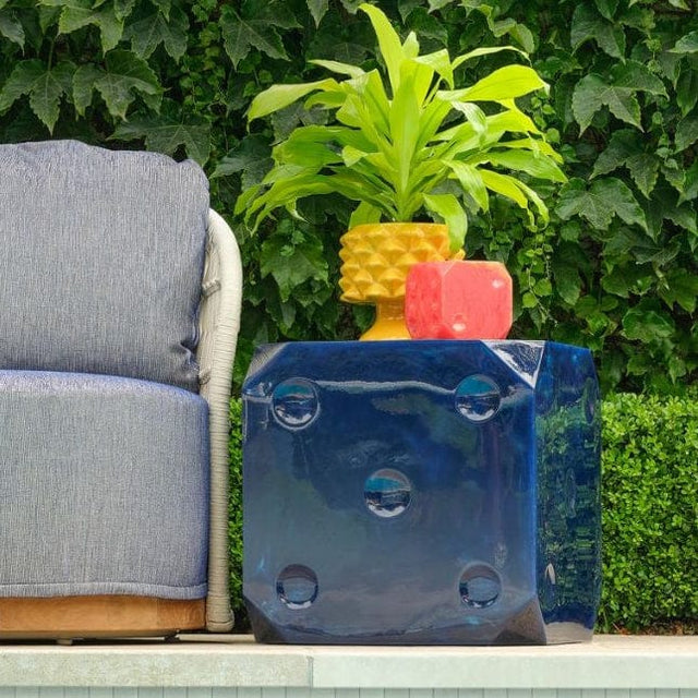Rae Outdoor Stool/Side Table Outdoor Side Tables