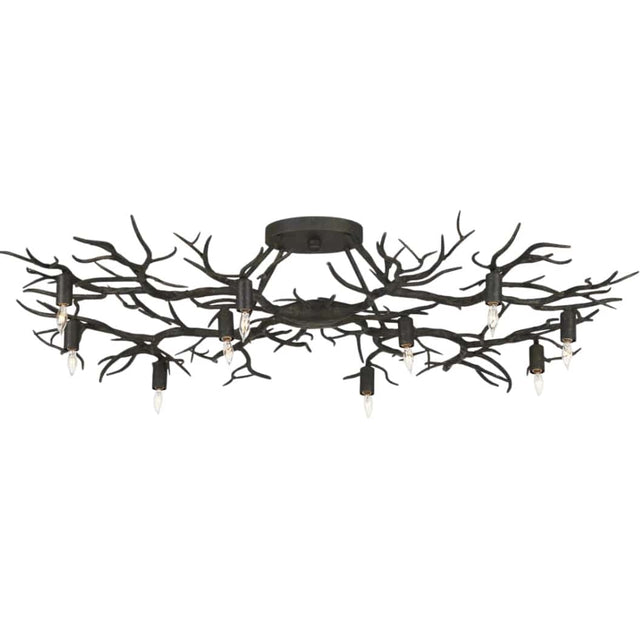 Rainforest Bronze Semi-Flush Mount Flush Mounts 9000-0981 00633306048669