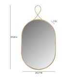 Ravina Braided Brass Wall Mirror Mirrors