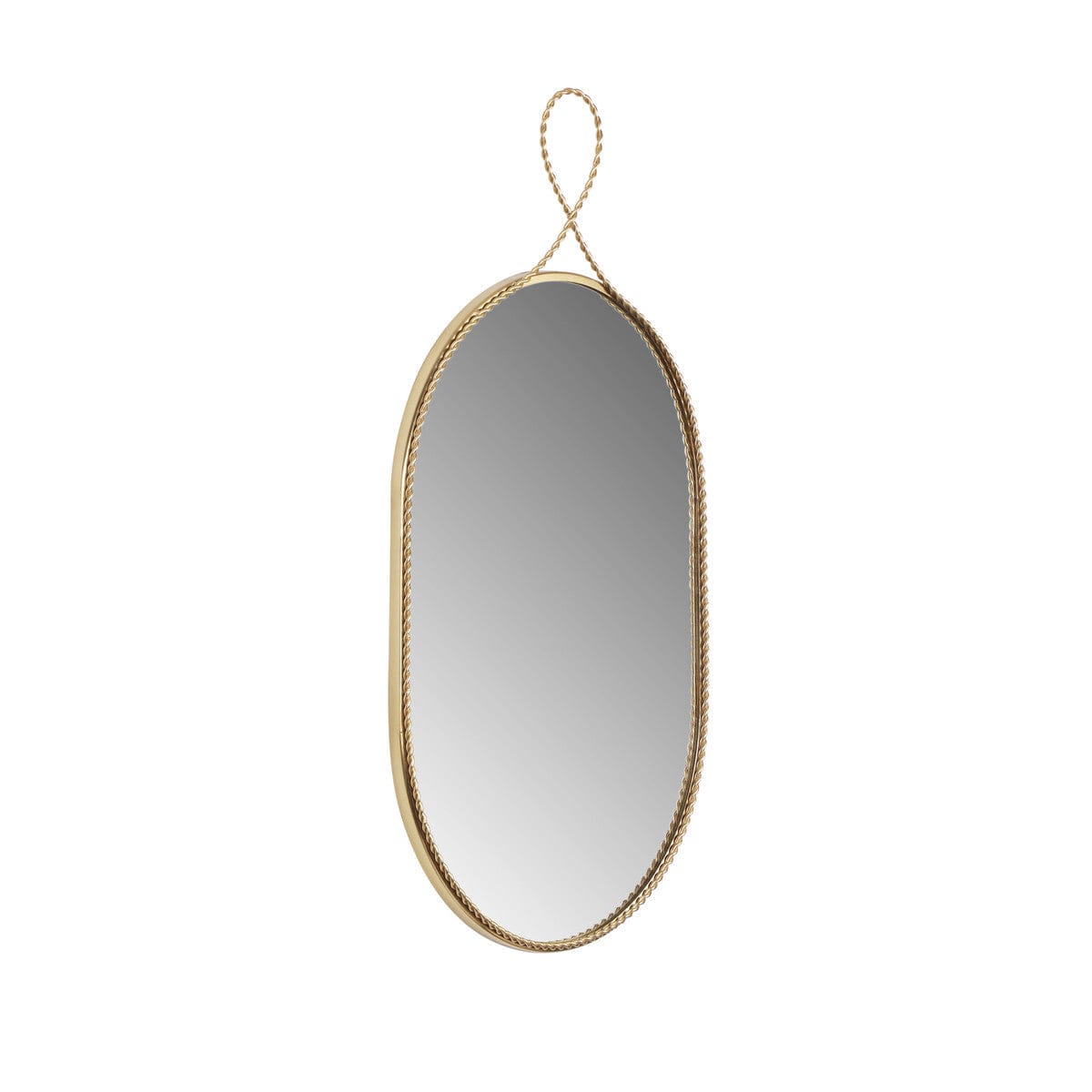 Ravina Braided Brass Wall Mirror Mirrors