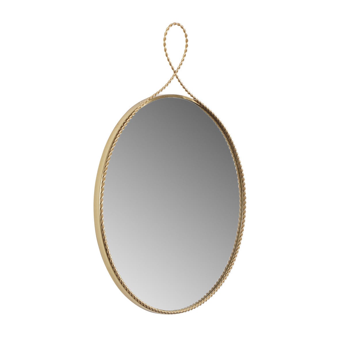 Ravina Braided Brass Wall Mirror Mirrors