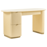 Reagan Yellow Peach 3-Drawer Desk Desk TOV-H69001