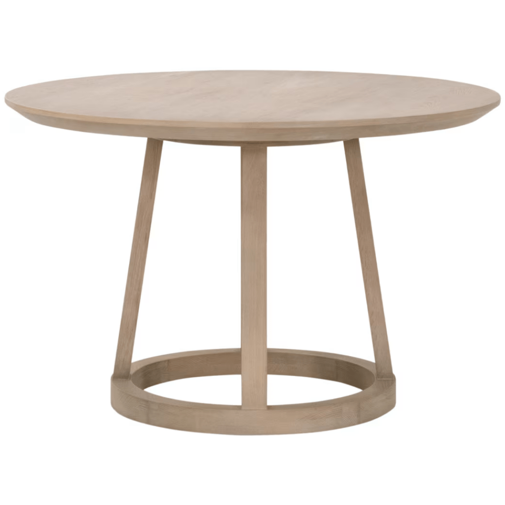 Reeves Round Dining Table- Check pricing Kitchen & Dining Room Tables 8010.SGRY-OAK