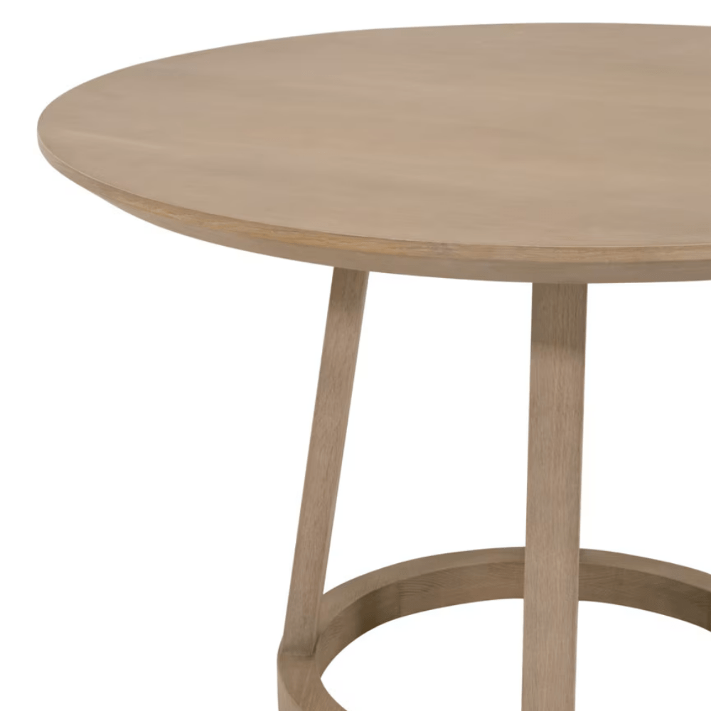 Reeves Round Dining Table- Check pricing Kitchen & Dining Room Tables 8010.SGRY-OAK