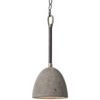 Regina Andrew Concrete Dome Pendant
