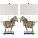 Regina Andrew Dynasty Horse Table Lamps Pair Lighting regina-andrew-13-1111 00844717014024