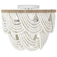 Regina Andrew Ombre Wood Flush Mount Lighting