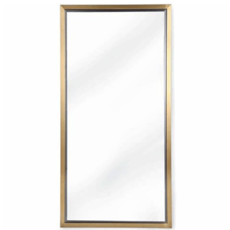 Regina Andrew Rectangle Brass Mirror Mirror regina-21-1047NB