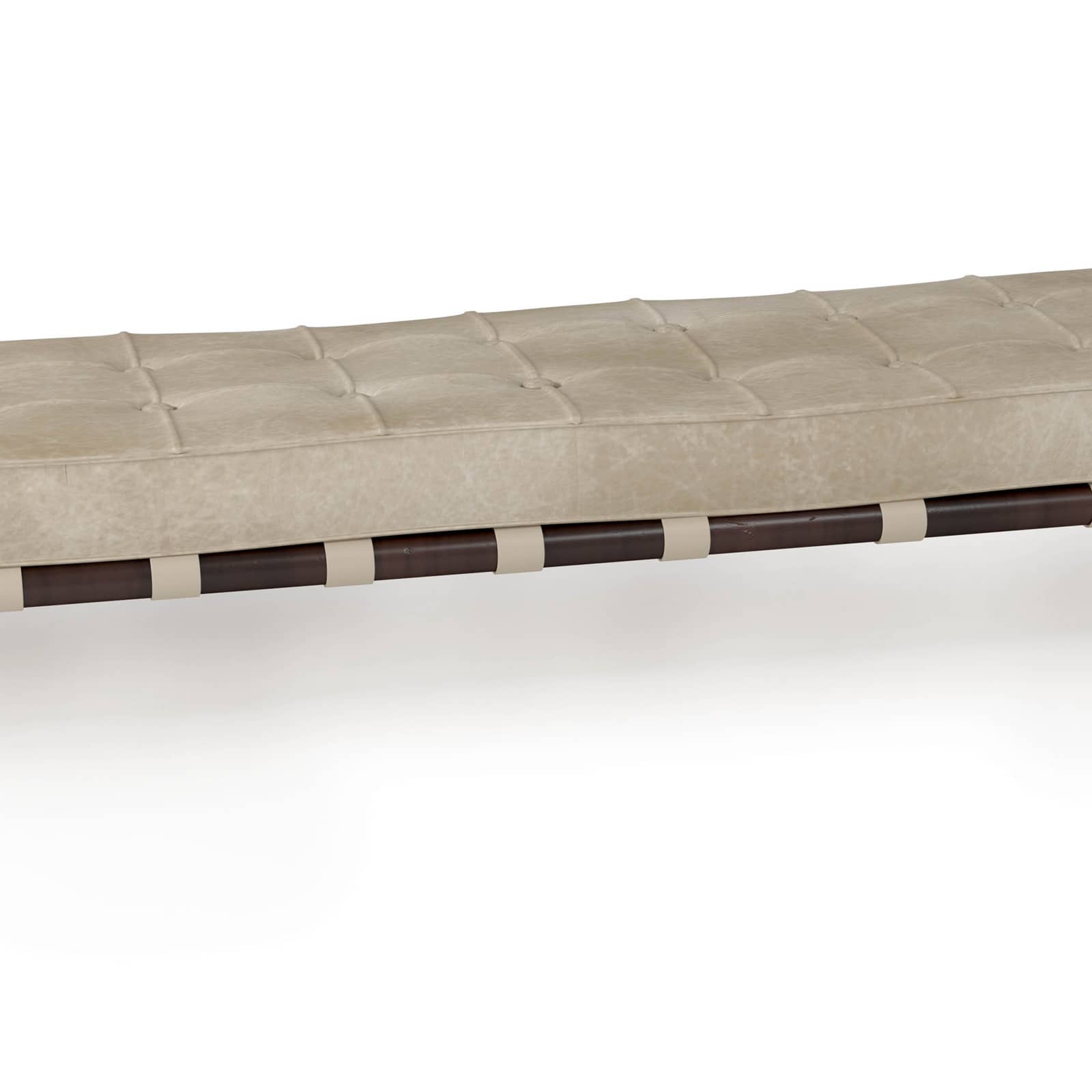Tufted Gallery Bench – Meadow Blu