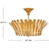 Reina Semi-Flush Mount Flush Mount