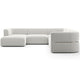Rhythm Chaise L-Sectional Sofas + Sectionals UPH-425V-SEC13-A 662896062434