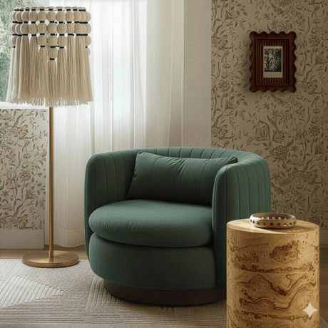 Rick Swivel Accent Chair Occasional + Accent Chairs