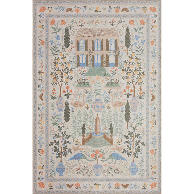 Rifle Paper Co. x Loloi Menagerie Camont Rug Area Rug MENAMEN-03CR002339 885369551925