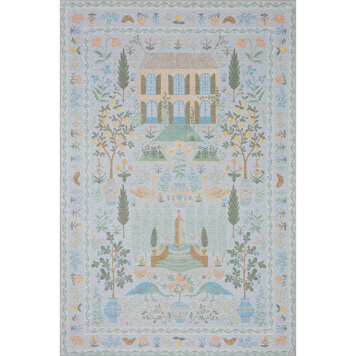 Rifle Paper Co. x Loloi Menagerie Camont Rug Area Rug MENAMEN-03LB002339 885369552007