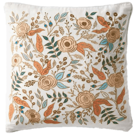 Rifle Paper Co. x Loloi Pillow - Ivory/Multi Pillow & Decor P012P6073IVMLPIL1 885369542015