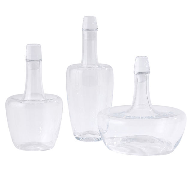 Ripple Decanters Glass Decanters