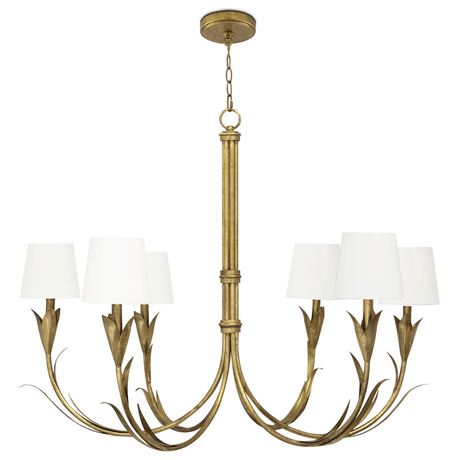 River Reed Chandelier Chandelier 16-1416GLD 844717036057