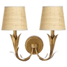 River Reed Double Sconce Wall Lighting 15-1219GLD-RAT