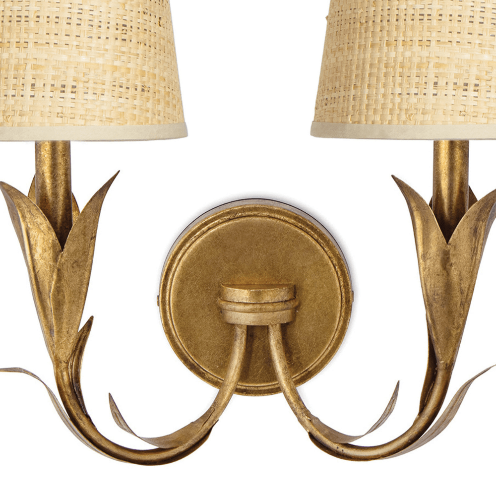 River Reed Double Sconce Wall Lighting