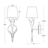 River Reed Single Sconce Wall Lighting