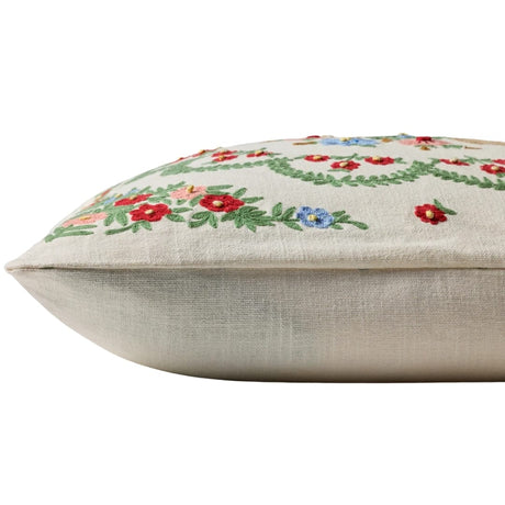 Rosette Vase Pillow Throw Pillows