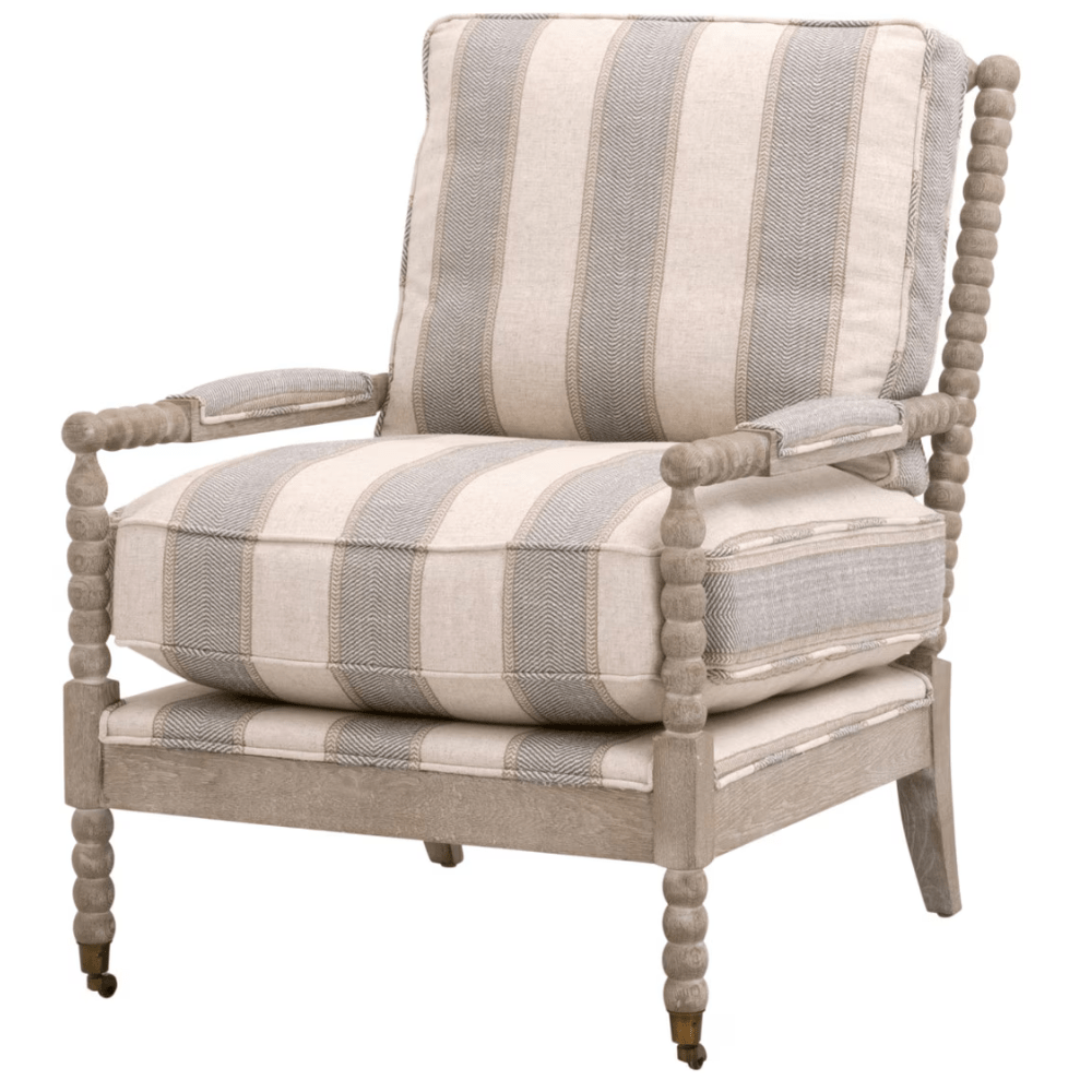 Rouleau Club Chair Accent Chair