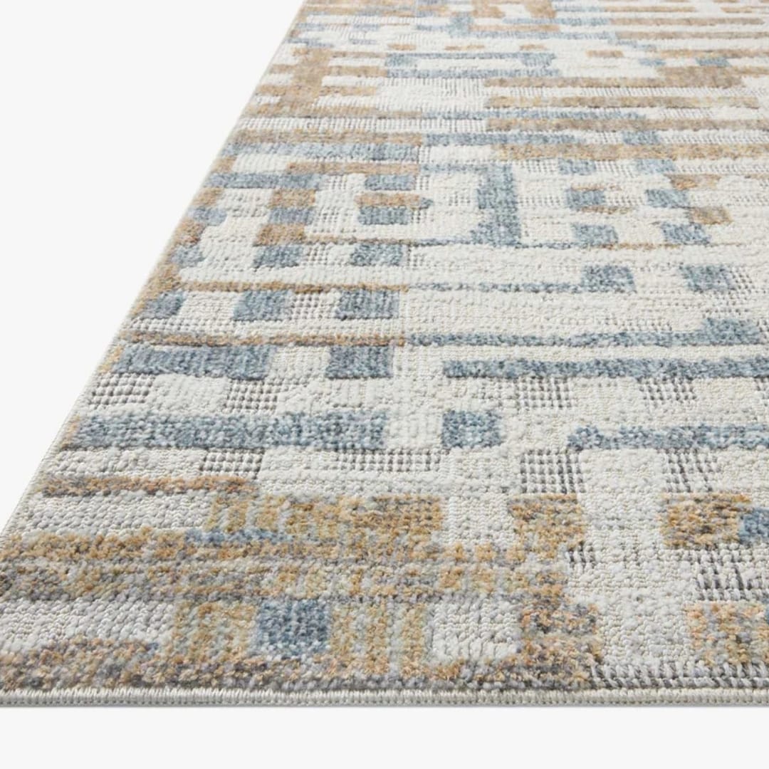 Roxie Ivory/Denim Rug Area Rugs